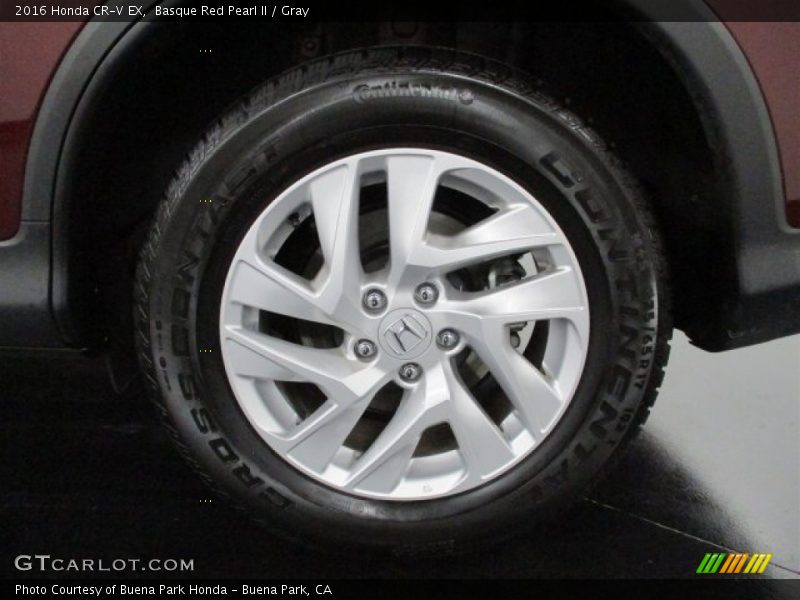 Basque Red Pearl II / Gray 2016 Honda CR-V EX
