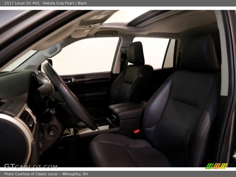 Nebula Gray Pearl / Black 2017 Lexus GX 460