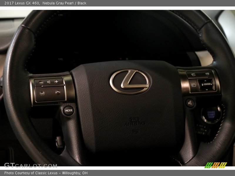 Nebula Gray Pearl / Black 2017 Lexus GX 460