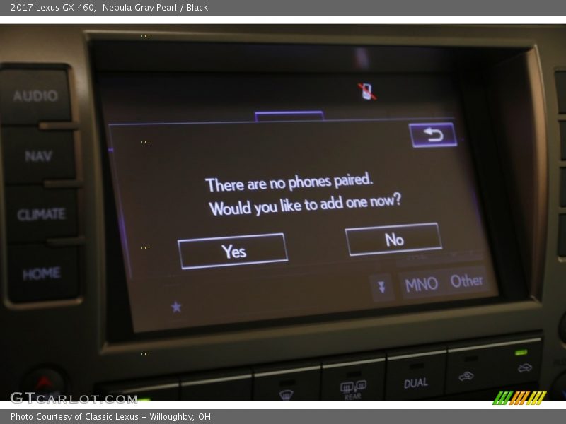 Nebula Gray Pearl / Black 2017 Lexus GX 460