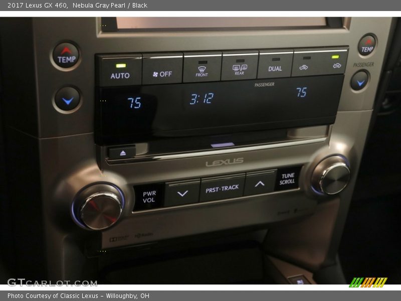 Nebula Gray Pearl / Black 2017 Lexus GX 460