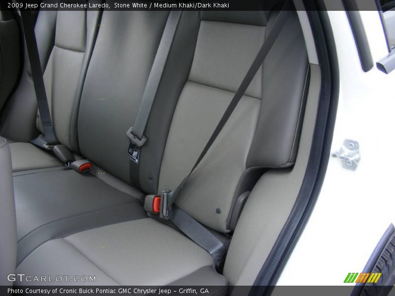Stone White / Medium Khaki/Dark Khaki 2009 Jeep Grand Cherokee Laredo