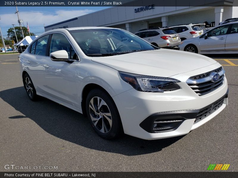 Crystal White Pearl / Slate Black 2020 Subaru Legacy 2.5i Premium