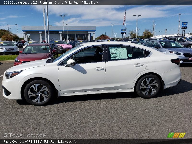 Crystal White Pearl / Slate Black 2020 Subaru Legacy 2.5i Premium