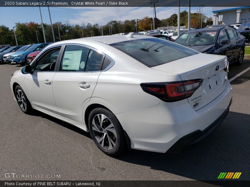 Crystal White Pearl / Slate Black 2020 Subaru Legacy 2.5i Premium