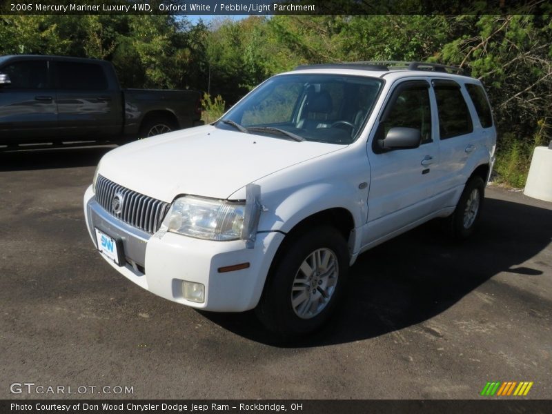 Oxford White / Pebble/Light Parchment 2006 Mercury Mariner Luxury 4WD