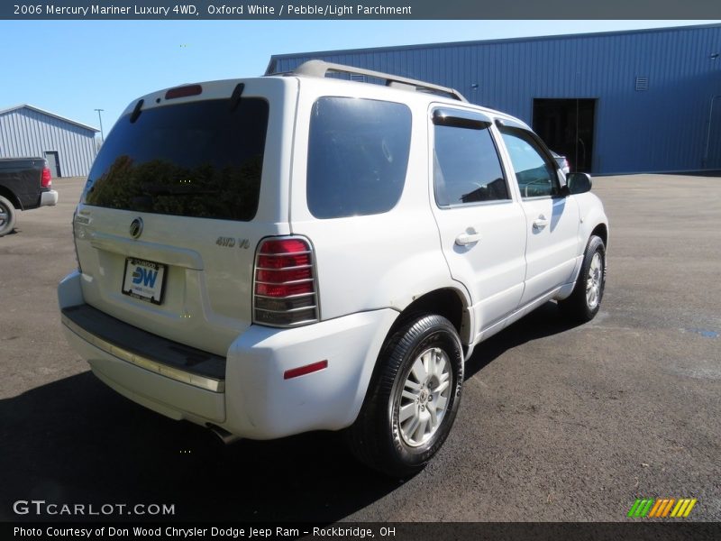Oxford White / Pebble/Light Parchment 2006 Mercury Mariner Luxury 4WD