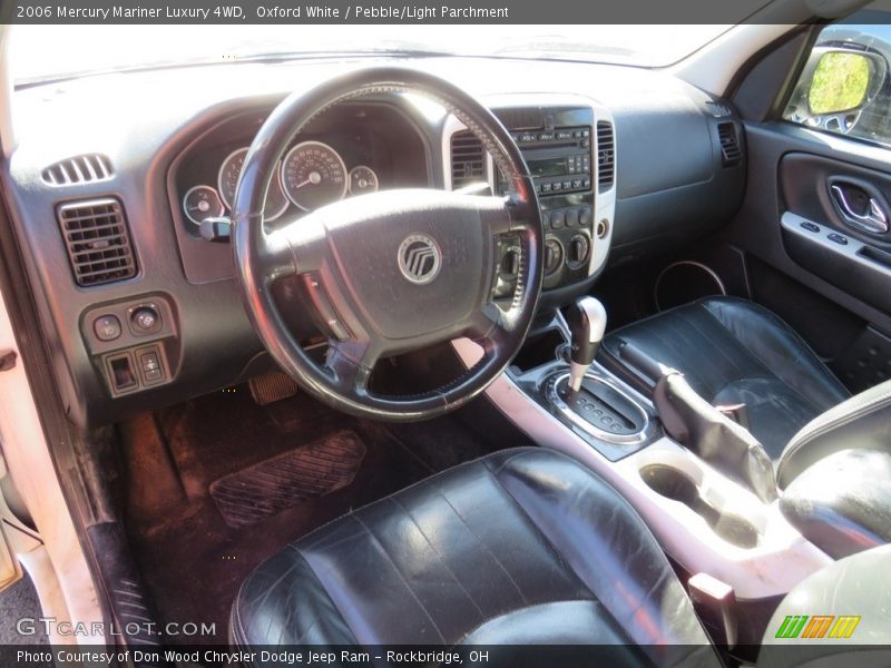 Oxford White / Pebble/Light Parchment 2006 Mercury Mariner Luxury 4WD