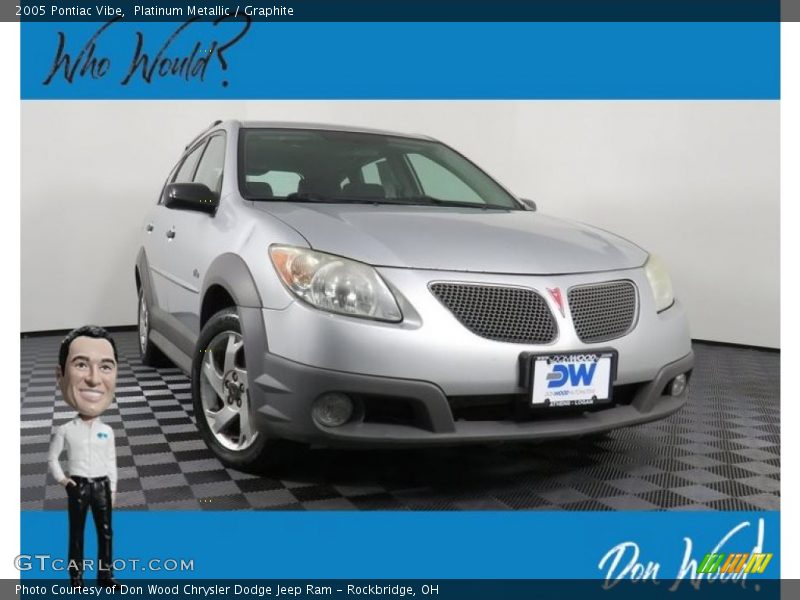 Platinum Metallic / Graphite 2005 Pontiac Vibe