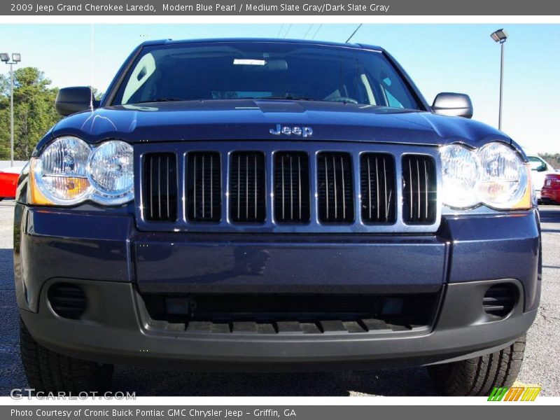 Modern Blue Pearl / Medium Slate Gray/Dark Slate Gray 2009 Jeep Grand Cherokee Laredo