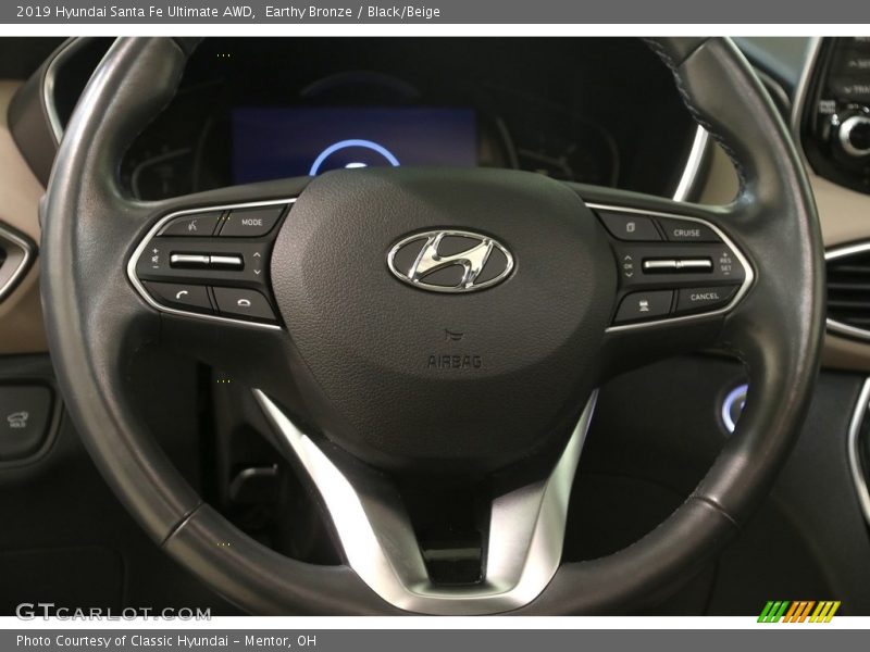 Earthy Bronze / Black/Beige 2019 Hyundai Santa Fe Ultimate AWD