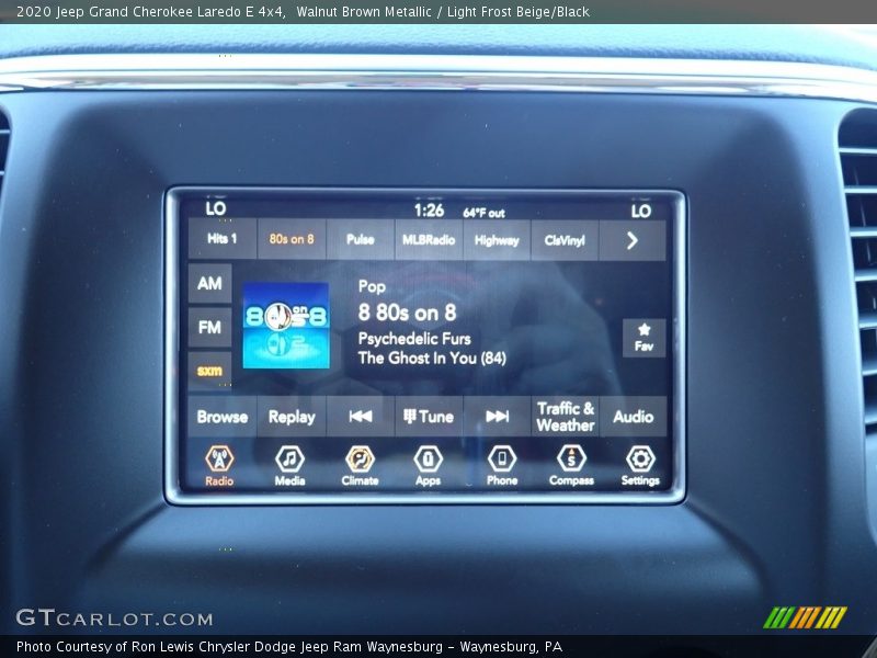 Walnut Brown Metallic / Light Frost Beige/Black 2020 Jeep Grand Cherokee Laredo E 4x4
