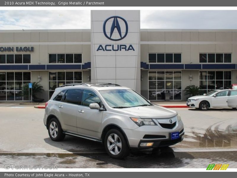 Grigio Metallic / Parchment 2010 Acura MDX Technology