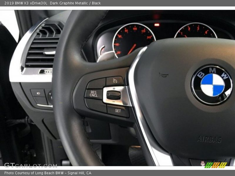 Dark Graphite Metallic / Black 2019 BMW X3 xDrive30i