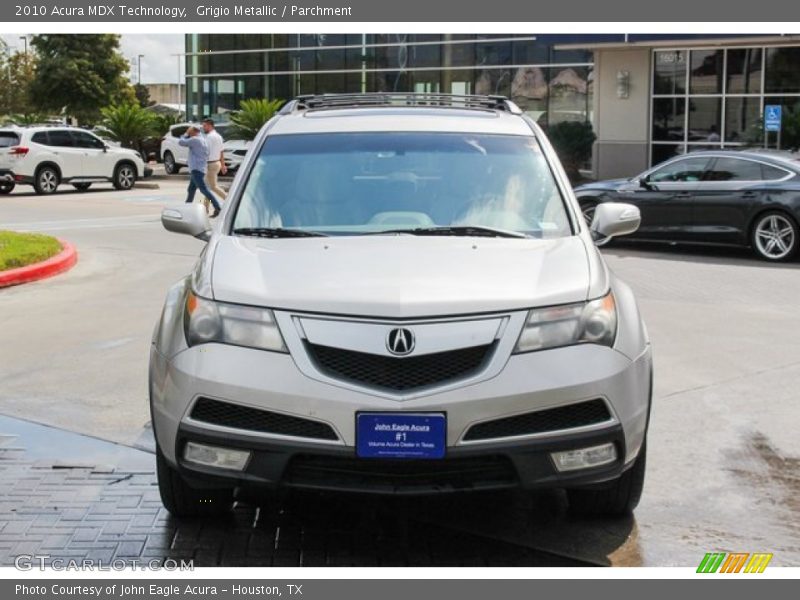 Grigio Metallic / Parchment 2010 Acura MDX Technology