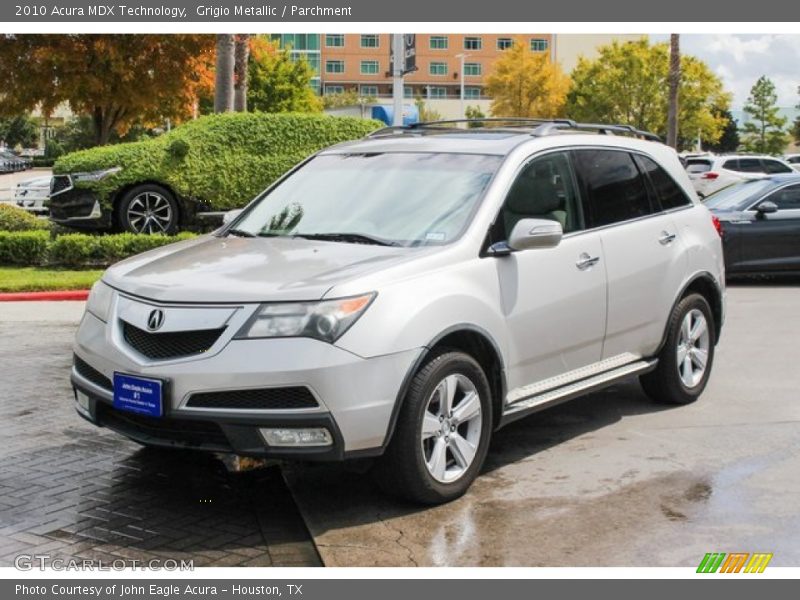 Grigio Metallic / Parchment 2010 Acura MDX Technology
