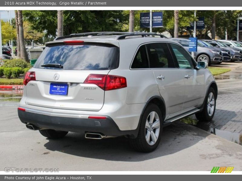Grigio Metallic / Parchment 2010 Acura MDX Technology