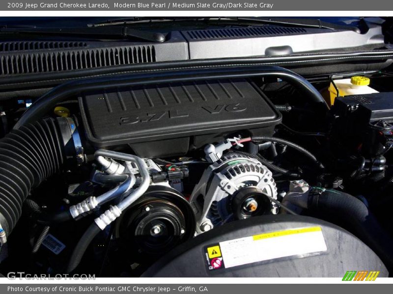 Modern Blue Pearl / Medium Slate Gray/Dark Slate Gray 2009 Jeep Grand Cherokee Laredo