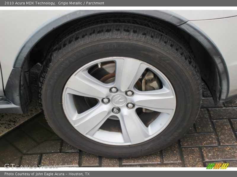 Grigio Metallic / Parchment 2010 Acura MDX Technology