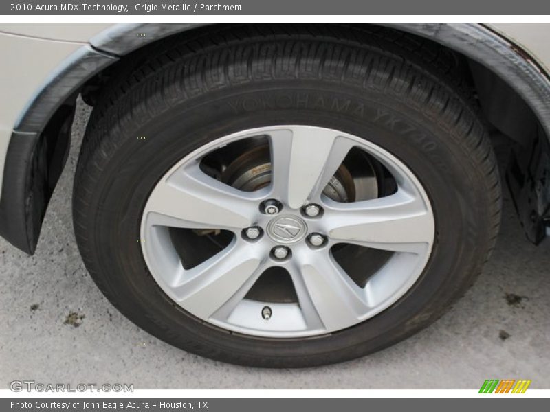 Grigio Metallic / Parchment 2010 Acura MDX Technology