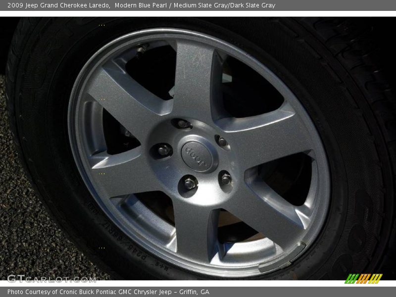 Modern Blue Pearl / Medium Slate Gray/Dark Slate Gray 2009 Jeep Grand Cherokee Laredo