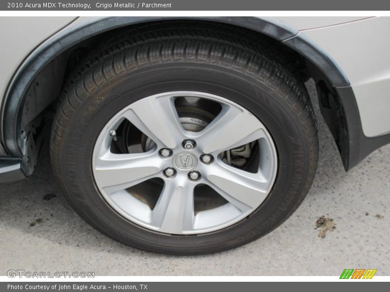 Grigio Metallic / Parchment 2010 Acura MDX Technology