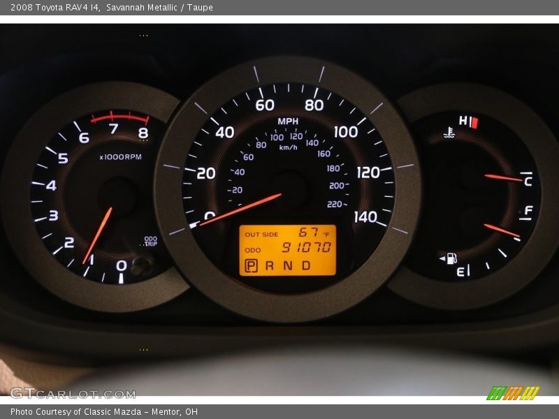 Savannah Metallic / Taupe 2008 Toyota RAV4 I4