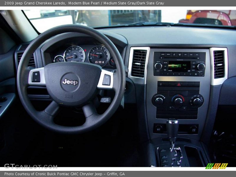 Modern Blue Pearl / Medium Slate Gray/Dark Slate Gray 2009 Jeep Grand Cherokee Laredo