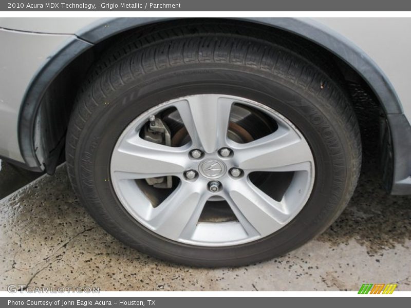 Grigio Metallic / Parchment 2010 Acura MDX Technology