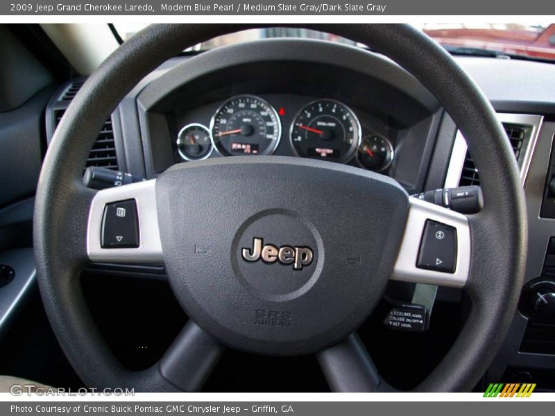 Modern Blue Pearl / Medium Slate Gray/Dark Slate Gray 2009 Jeep Grand Cherokee Laredo