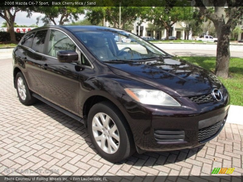 Black Cherry Mica / Sand 2008 Mazda CX-7 Sport