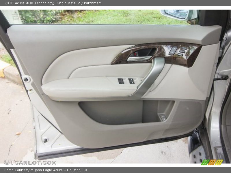 Grigio Metallic / Parchment 2010 Acura MDX Technology