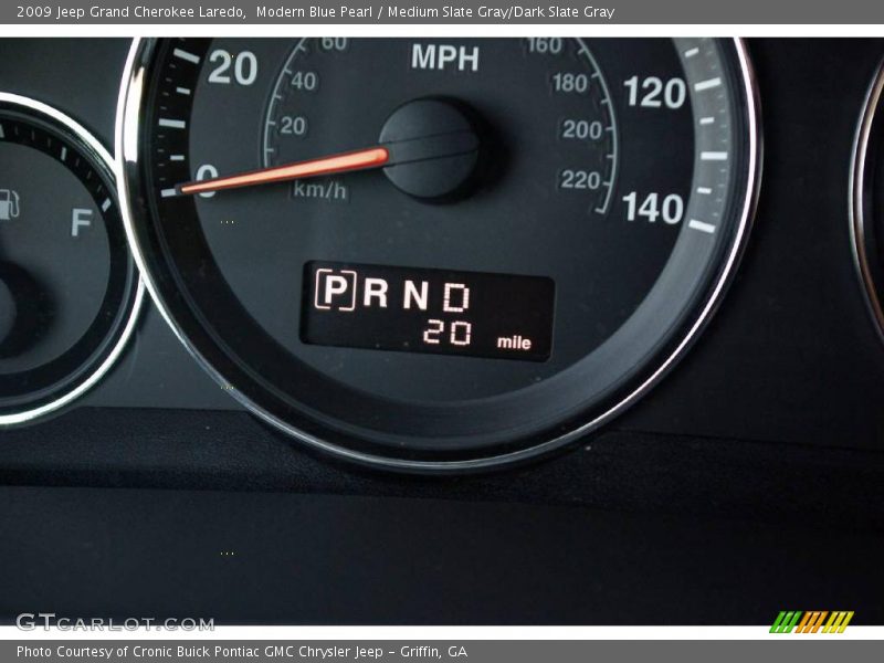 Modern Blue Pearl / Medium Slate Gray/Dark Slate Gray 2009 Jeep Grand Cherokee Laredo