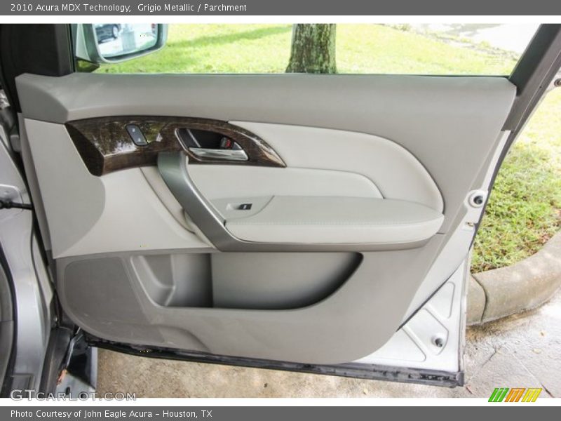 Grigio Metallic / Parchment 2010 Acura MDX Technology