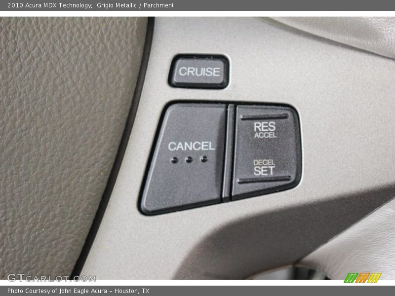 Grigio Metallic / Parchment 2010 Acura MDX Technology
