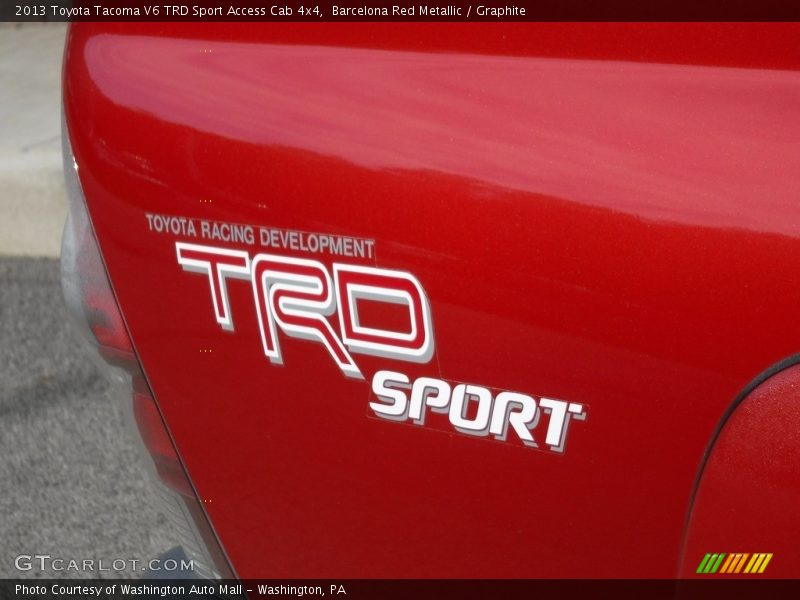 Barcelona Red Metallic / Graphite 2013 Toyota Tacoma V6 TRD Sport Access Cab 4x4