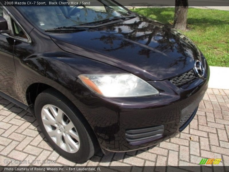 Black Cherry Mica / Sand 2008 Mazda CX-7 Sport