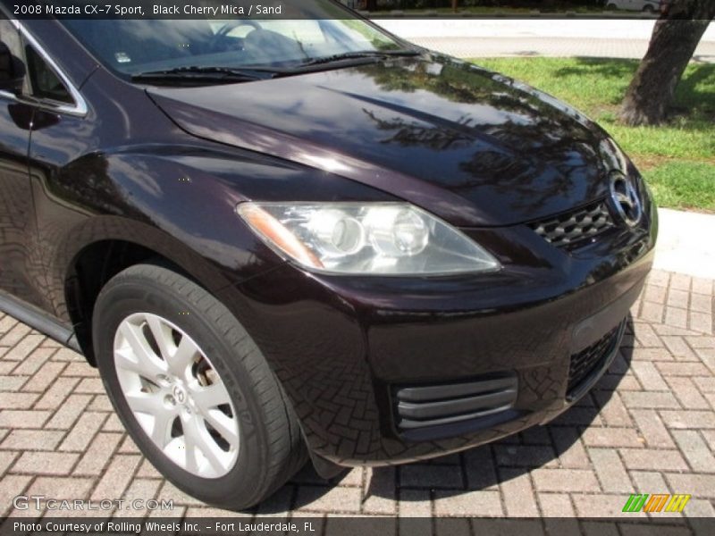 Black Cherry Mica / Sand 2008 Mazda CX-7 Sport