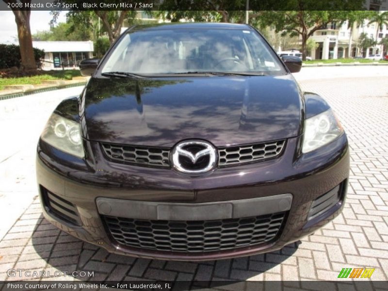 Black Cherry Mica / Sand 2008 Mazda CX-7 Sport