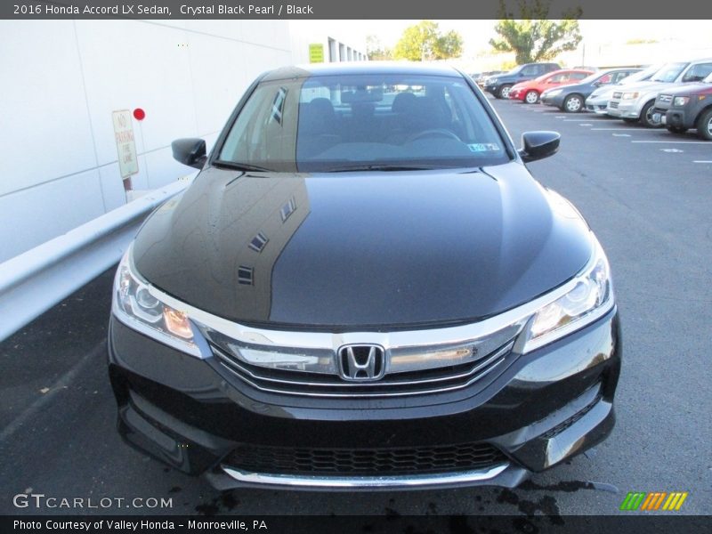 Crystal Black Pearl / Black 2016 Honda Accord LX Sedan