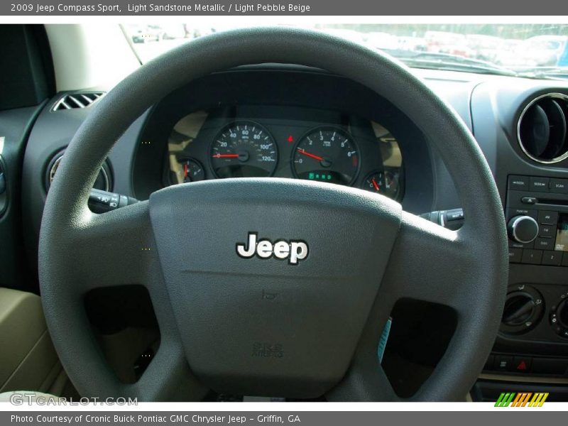 Light Sandstone Metallic / Light Pebble Beige 2009 Jeep Compass Sport
