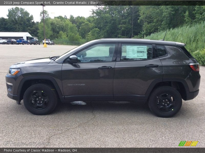 Granite Crystal Metallic / Black 2019 Jeep Compass Sport 4x4