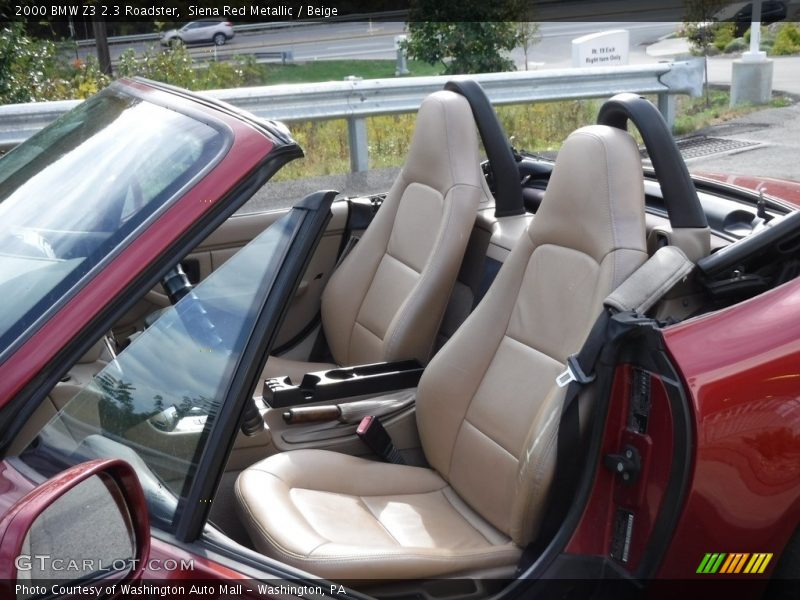 Siena Red Metallic / Beige 2000 BMW Z3 2.3 Roadster