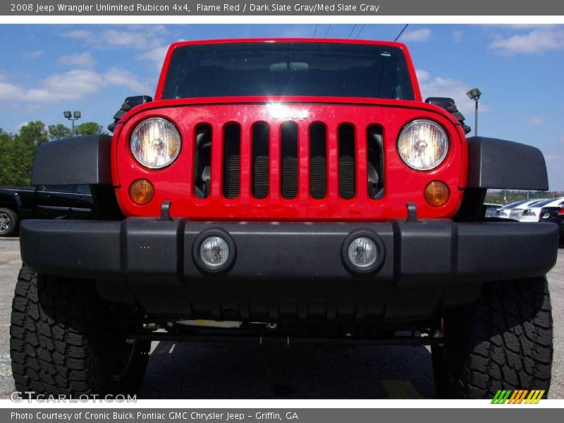 Flame Red / Dark Slate Gray/Med Slate Gray 2008 Jeep Wrangler Unlimited Rubicon 4x4