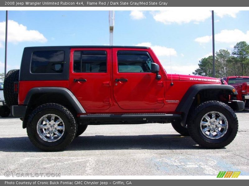 Flame Red / Dark Slate Gray/Med Slate Gray 2008 Jeep Wrangler Unlimited Rubicon 4x4