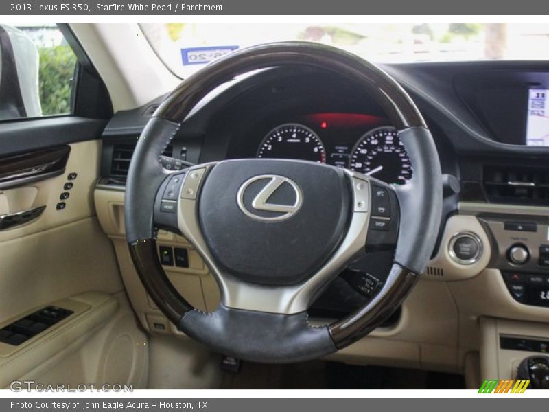 Starfire White Pearl / Parchment 2013 Lexus ES 350