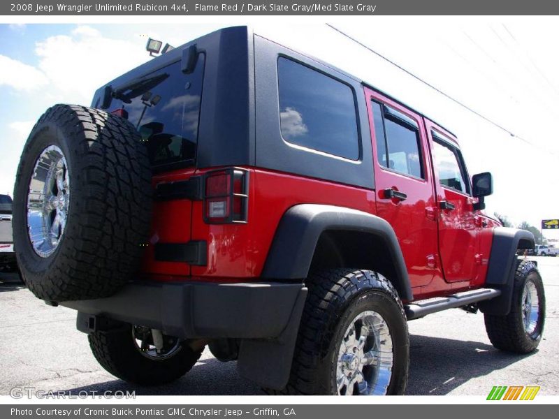 Flame Red / Dark Slate Gray/Med Slate Gray 2008 Jeep Wrangler Unlimited Rubicon 4x4