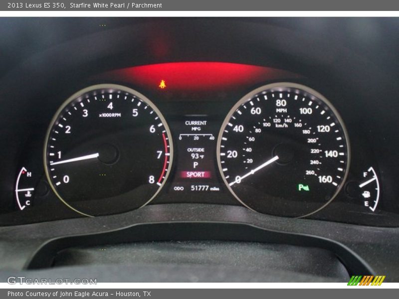 Starfire White Pearl / Parchment 2013 Lexus ES 350