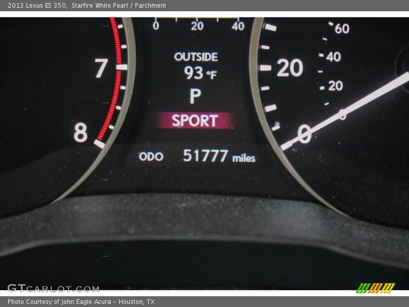 Starfire White Pearl / Parchment 2013 Lexus ES 350