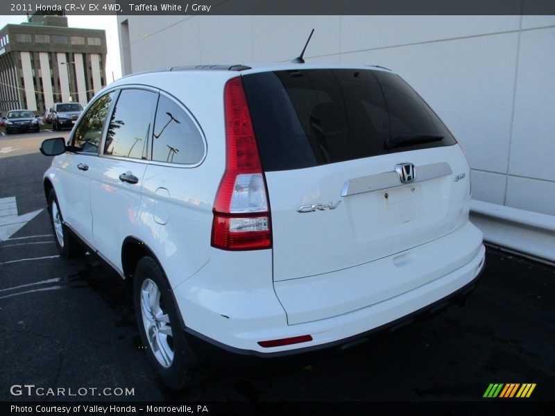 Taffeta White / Gray 2011 Honda CR-V EX 4WD